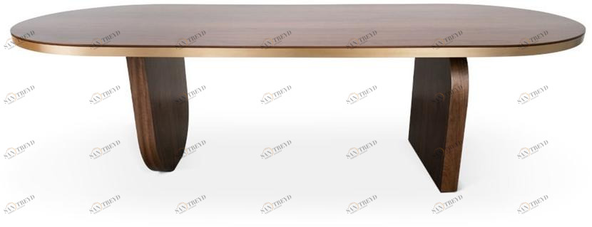 Essential Home Овальный обеденный стол из дерева Happy few sun-id-1400529