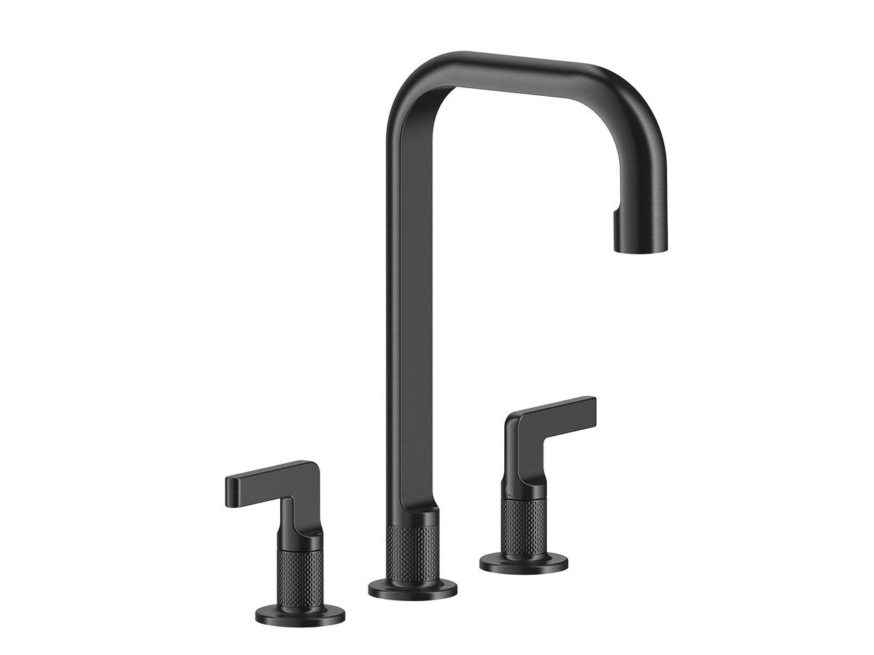 Смеситель для раковины с 3 отверстиями из латуни Gessi гравированный ARCH-00095685 - Вид №2