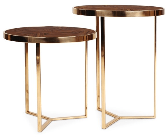 Malabar Круглый деревянный журнальный столик sun-id-1413078 - Вид №1