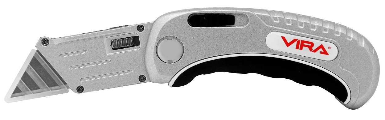 Складной нож VIRA 19 мм с эргономичной рукояткой 88110959 STLM-0076912 - Вид №2