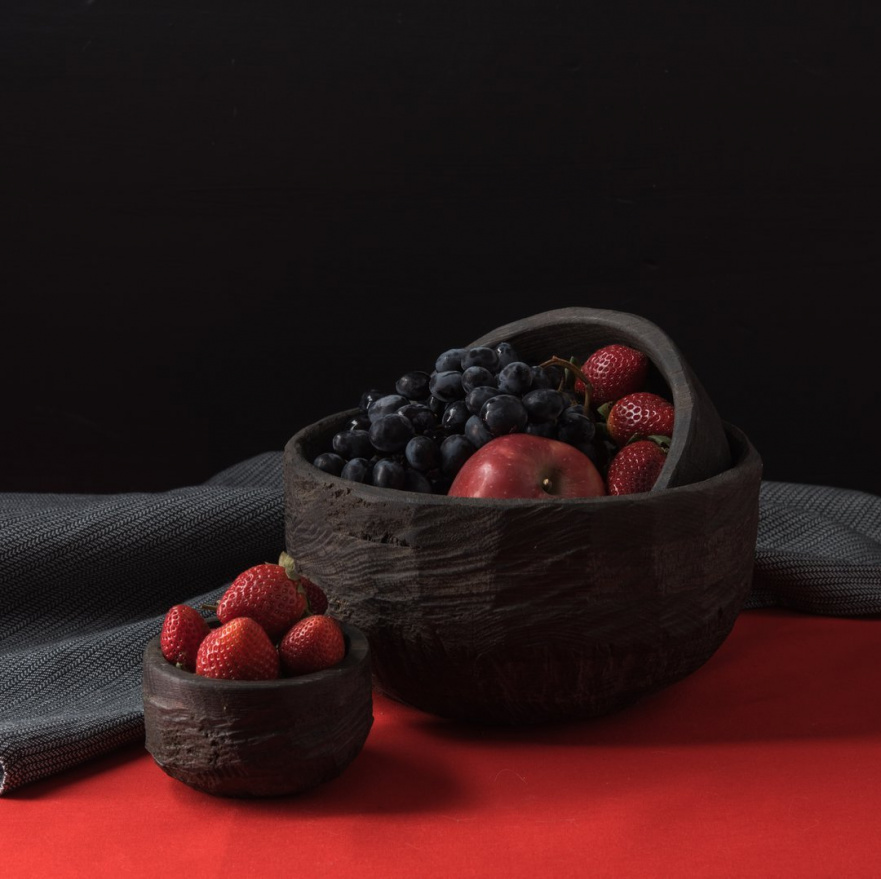 Миска Черная 3200 FUGA ECO WOOD 123624 Чёрный  - Вид №2