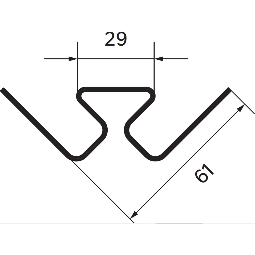 83577593 Угол внутренний Artens 3000 мм цвет бежевый STLM-0041961  - Вид №2