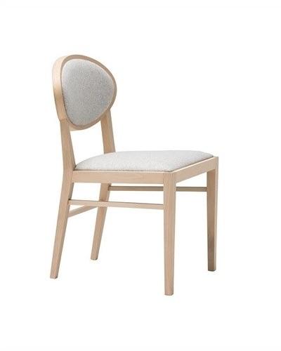 Andreu World Стул-медальон, обитый буком, с открытой спинкой Zarina Si1708 - Вид №2