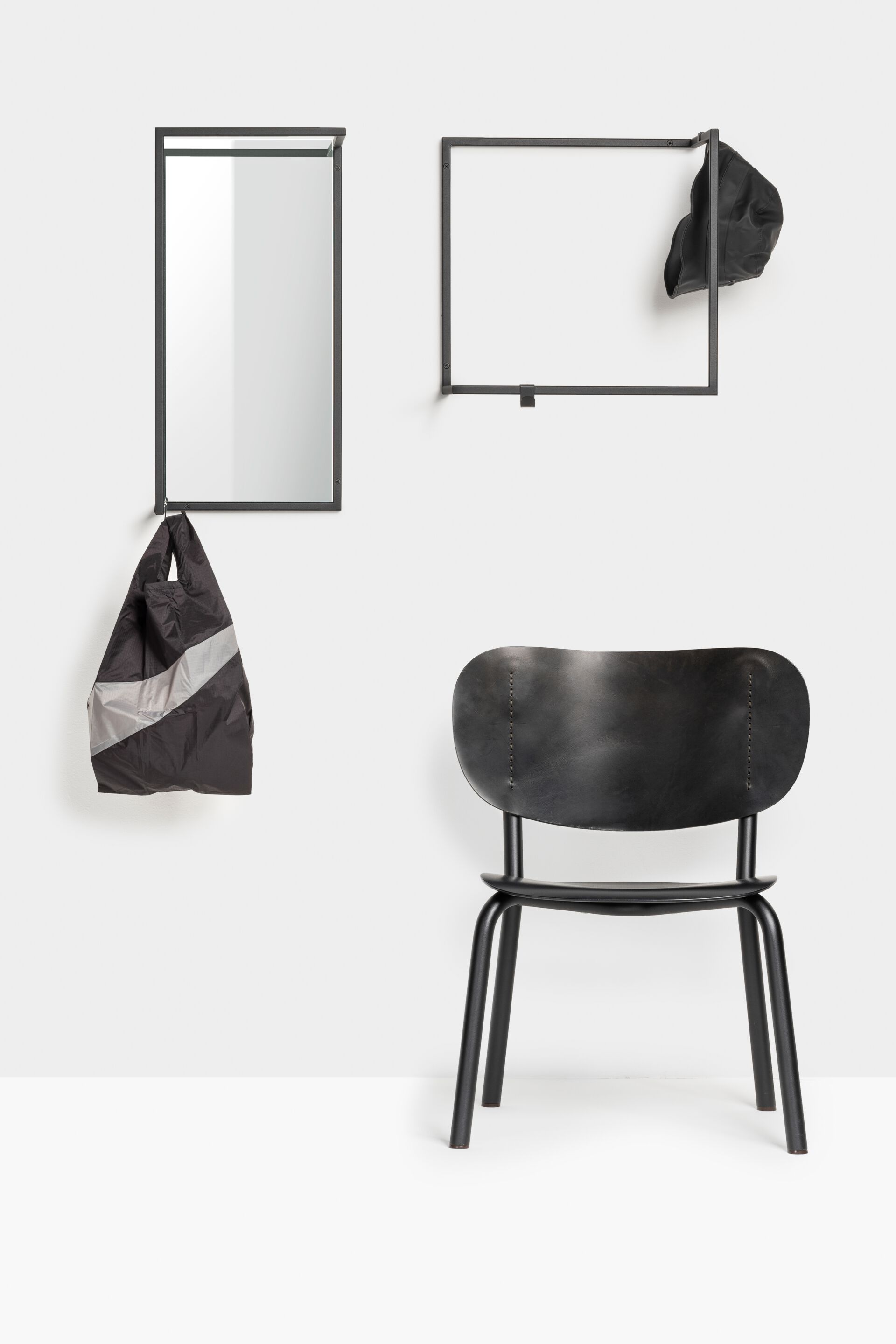 Кожаный и деревянный стул FUNCTIONALS EMIL ROSI ARCH-00147461 - Вид №22