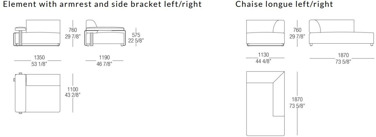 MisuraEmme 3-х местный тканевый диван Misuraemme sun-id-1481177 - Вид №8