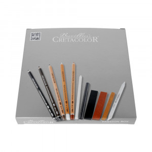 41 Набор для художника 25 предметов ( в деревянной упаковке ) CC400 Creta Color