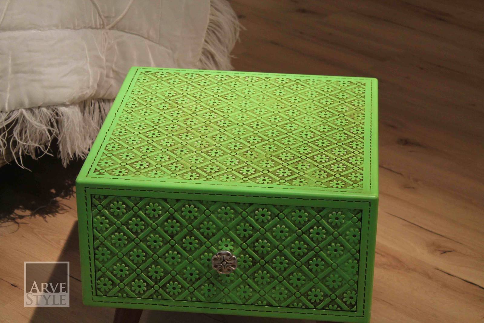 Деревянный квадратный журнальный столик с отсеком для хранения Arvestyle OTTAVIO ARCH-00127487 - Вид №2