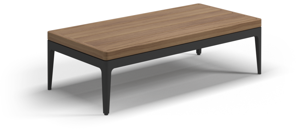 Lodge Coffee Table - Teak Top  Gloster Необычный стол Lodge