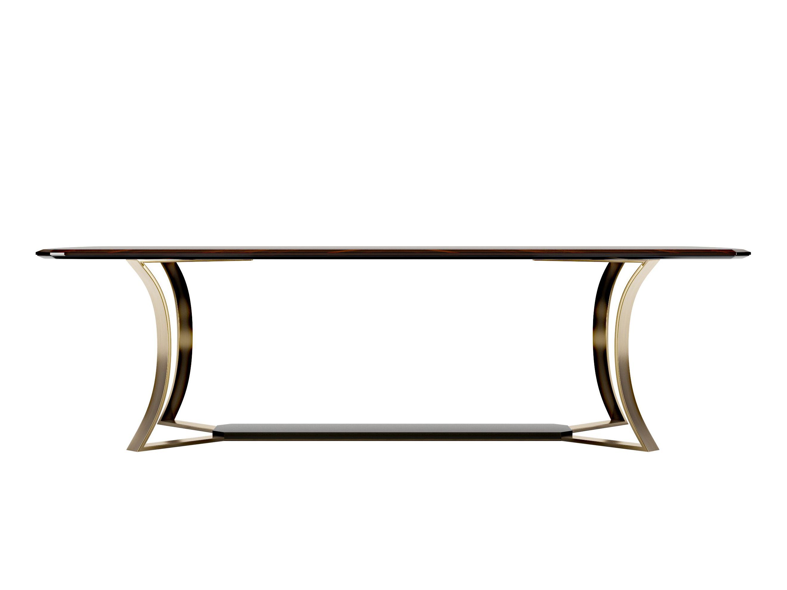 Деревянный и металлический прямоугольный обеденный стол Capital Collection Must ARCH-00114517