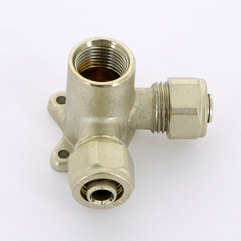 Водорозетка В проходная трехплоскостная обжим HENCO 16х1/2"х16 7160416 - Вид №3