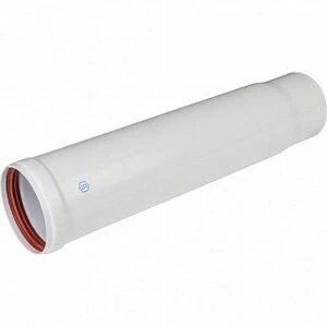 Труба дымохода STOUT DN80 L 315-370мм телескопическая