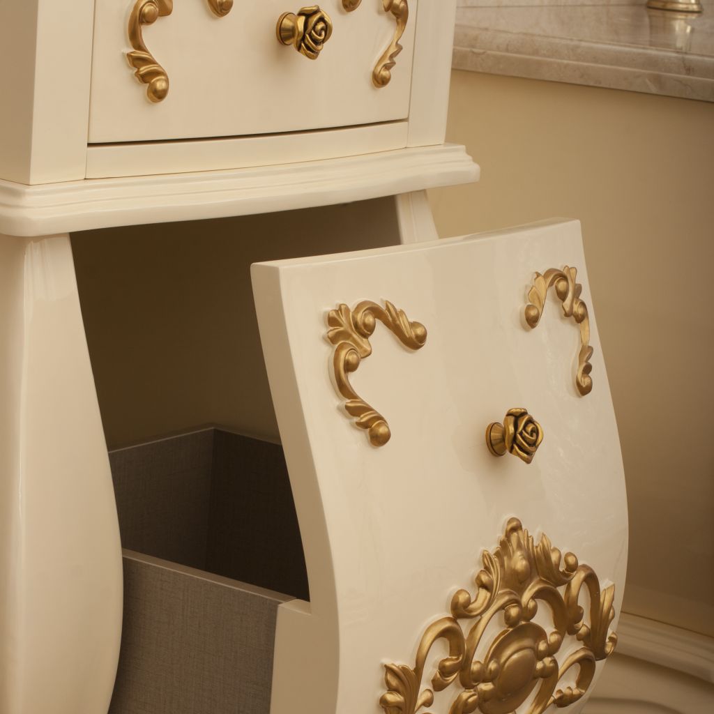 Колонка DONATO арт. BDF-5005 Левая Бежевый с золотом Tessoro BDF5005SBGL - Вид №1