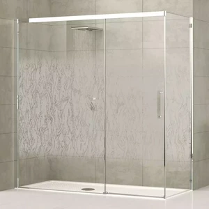 Душевой уголок 140x90 ROSE ROSSE PH+F Novellini ROSE ROSSE с принтом Rose 2