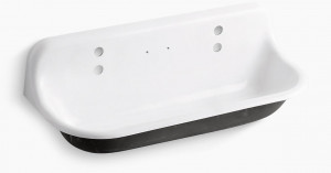 K-3202-0 Подвесная раковина настенная прямоугольная Kohler  белая