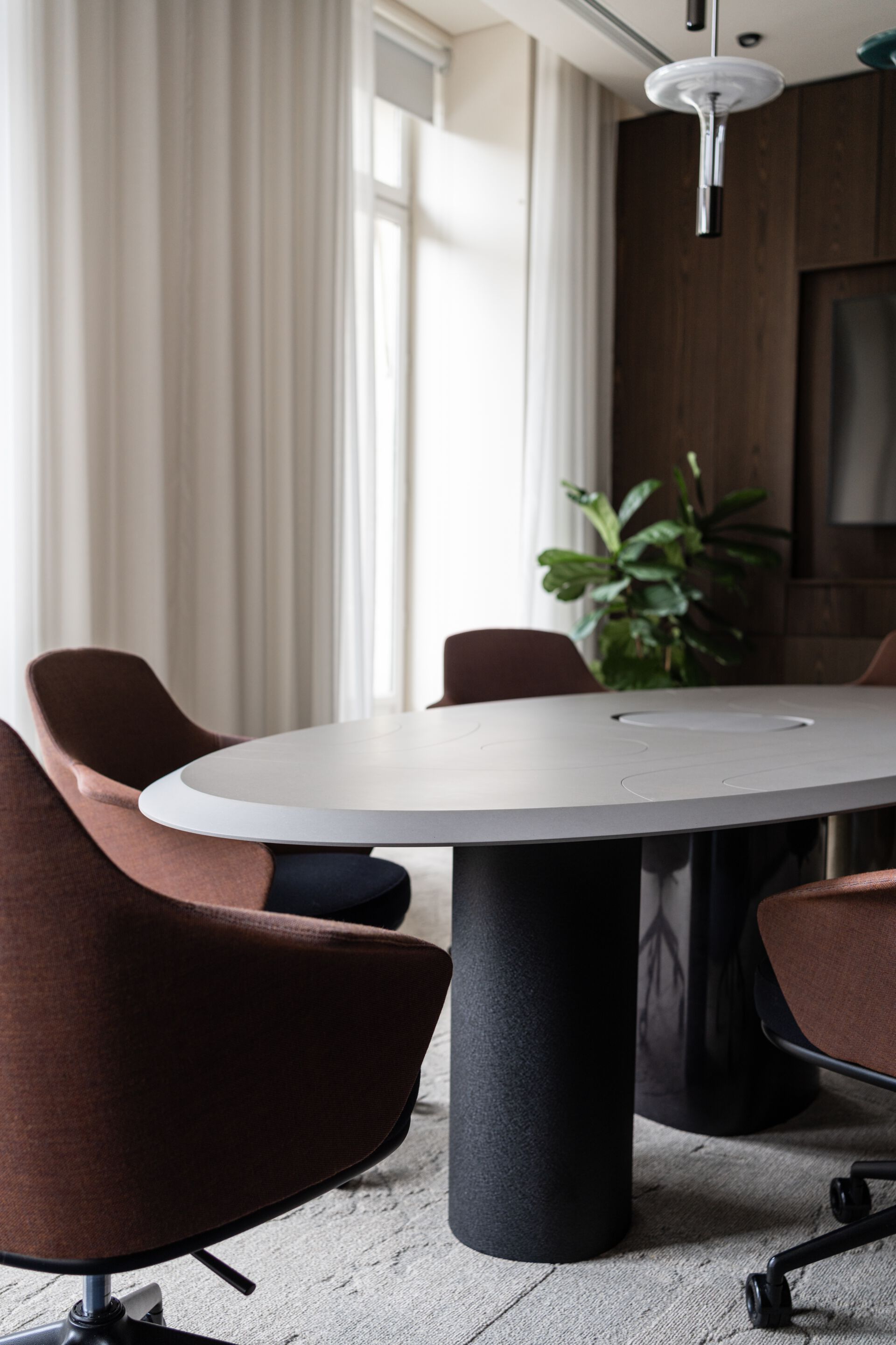 Овальный стол для совещаний из МДФ Cider Edition Monolithes ARCH-00089793 - Вид №14