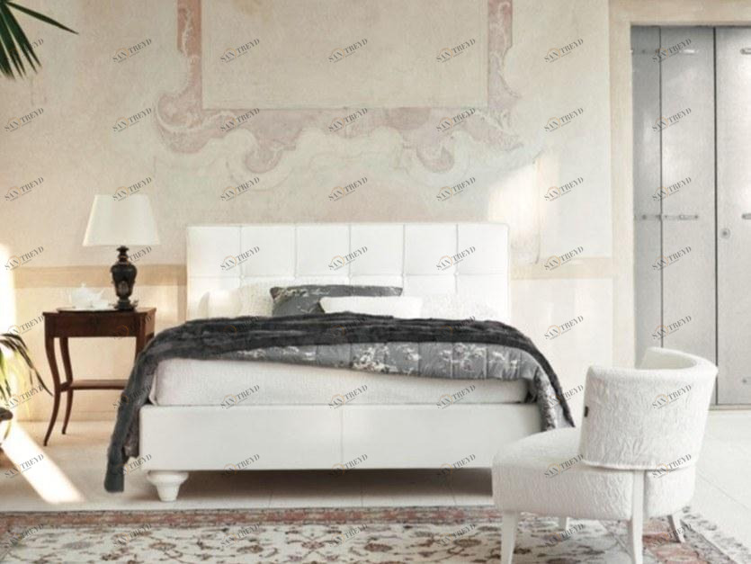 Twils Двуспальная кровать с тафтинговым изголовьем Max capitonné sun-id-1372905