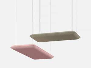 Акустическая подвесная панель из ткани