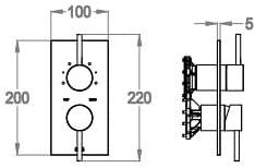 Fir Italia Дивертер / дистанционное управление Cleosteel 48 4850198 - Вид №1