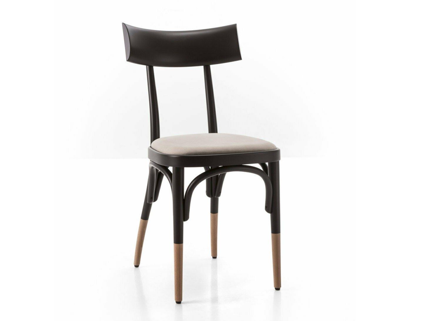 Стул из бука с мягким сиденьем Wiener GTV Design CZECH ARCH-00084158 - Вид №1