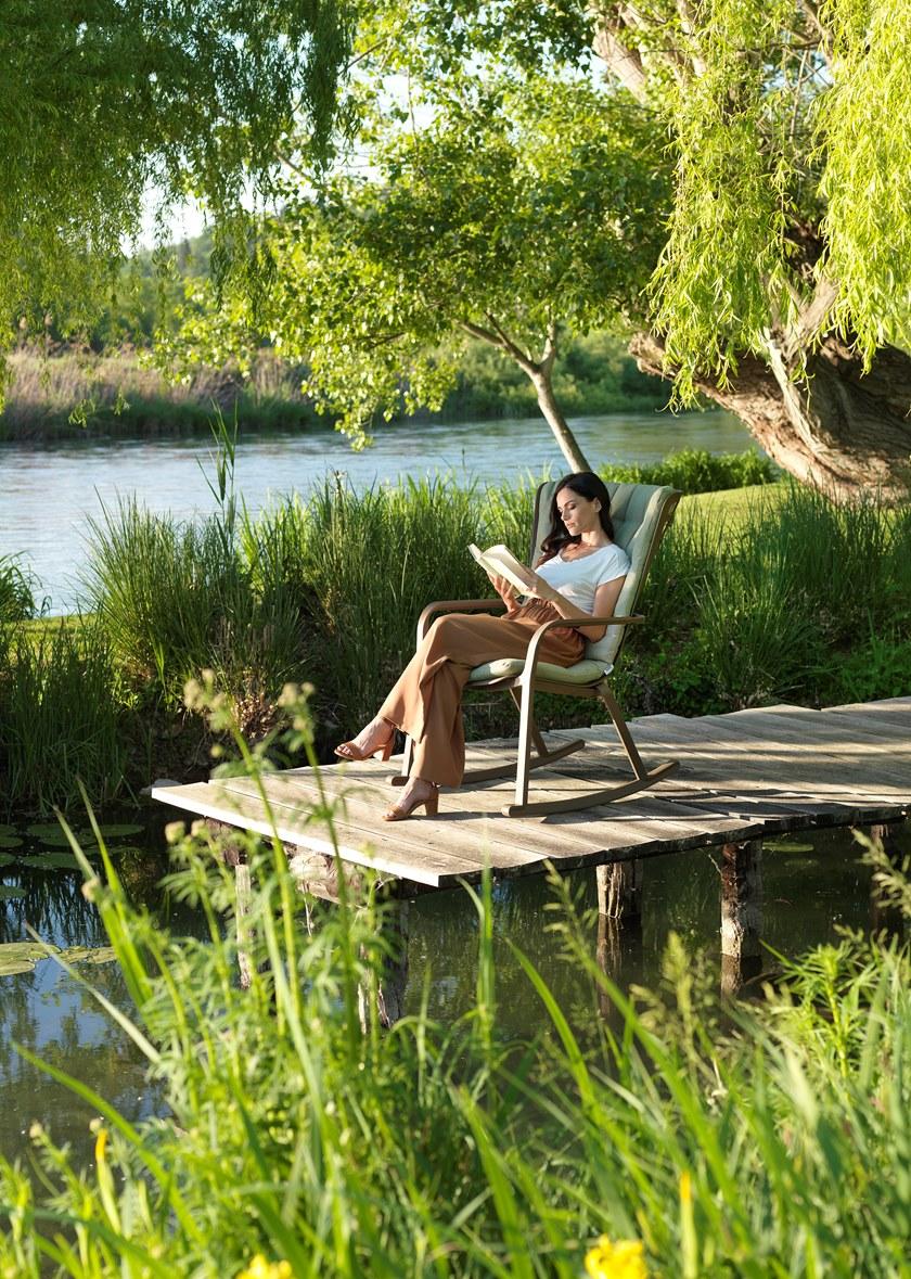 Nardi Садовое кресло-качалка из стеклопластика и полипропилена Folio sun-id-1473950 - Вид №5