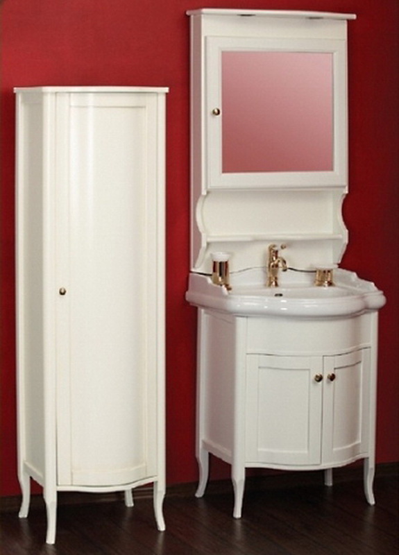 Витрина MIGLIORE Bella ML.BLL-VE450.NC с дверцей, орех  - Вид №5