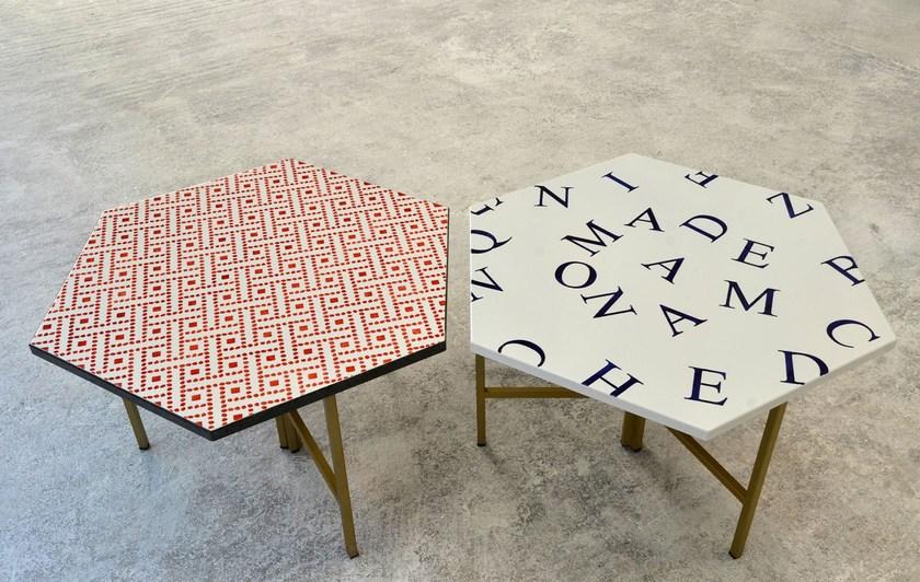 Made a Mano Шестиугольный стол из лавового камня Exagontable sun-id-1504474 - Вид №1