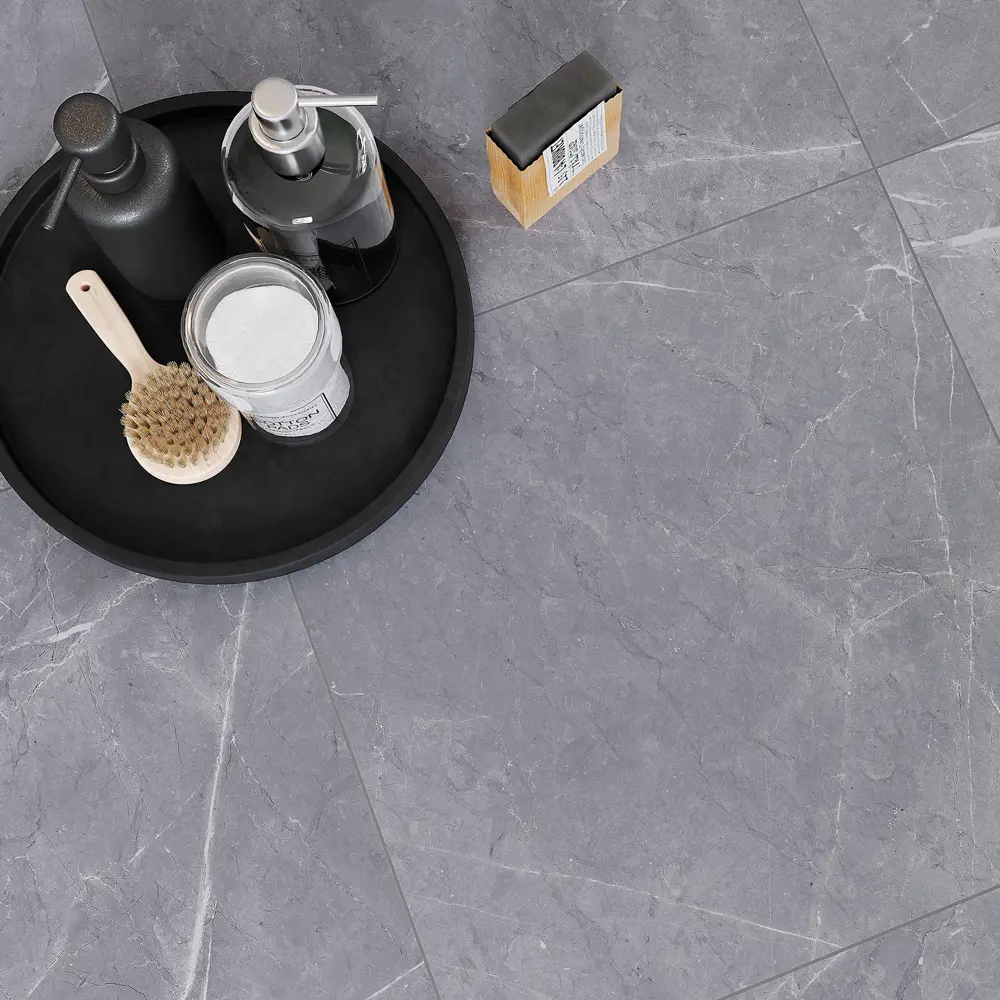 Керамогранит Kreaforta Dina с мраморным эффектом 42×42 см 89414201 STLM-1564453