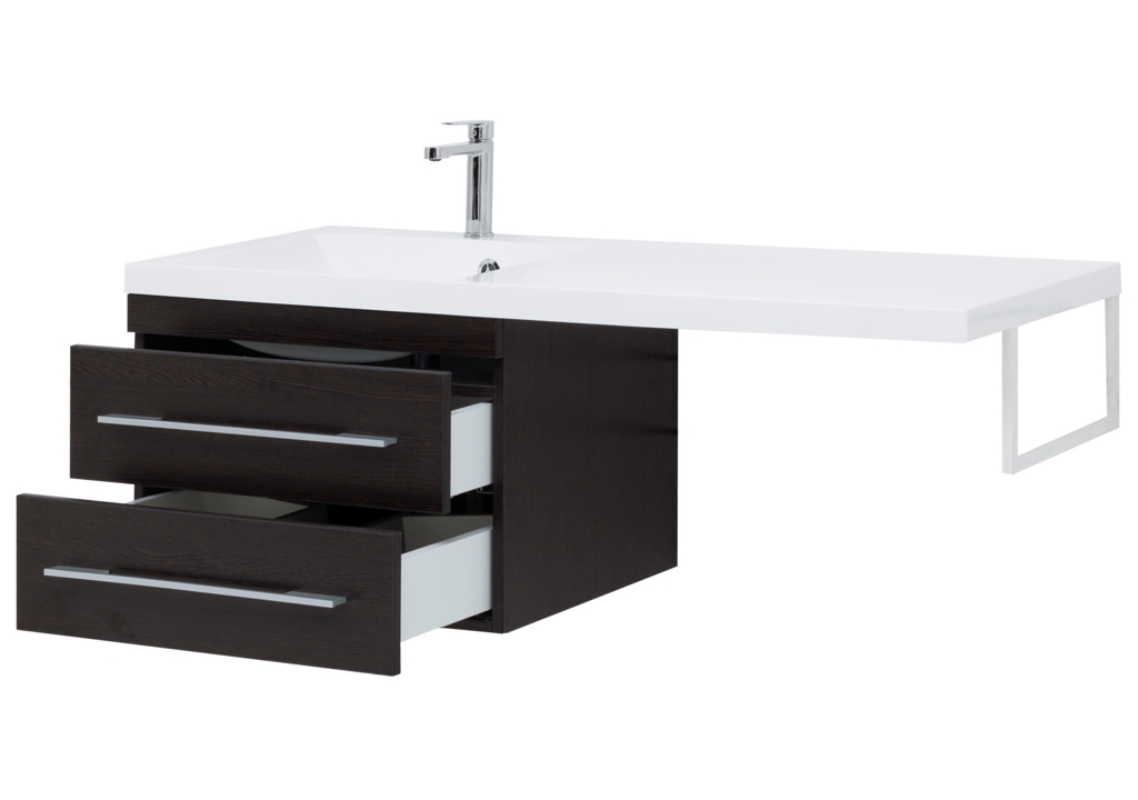 Тумба с раковиной Aquanet Нота 120 L венге 0017148400239565 - Вид №9