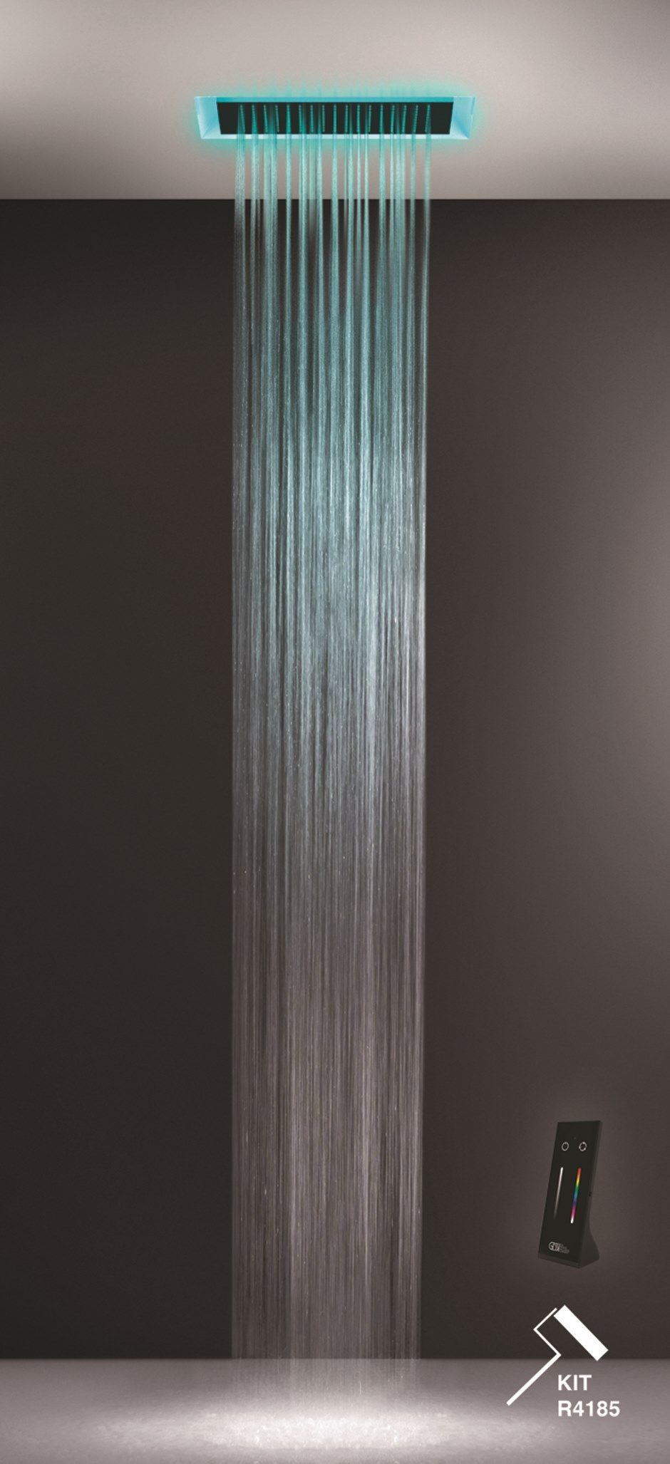 Прямоугольная потолочная душевая головка с хромотерапией Gessi Afilo ARCH-00055827 - Вид №6