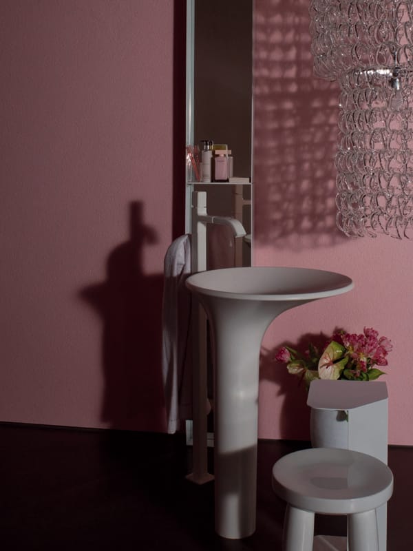 Круглая отдельно стоящая раковина из Cristalplant® Zucchetti ARCH-00107923 - Вид №4