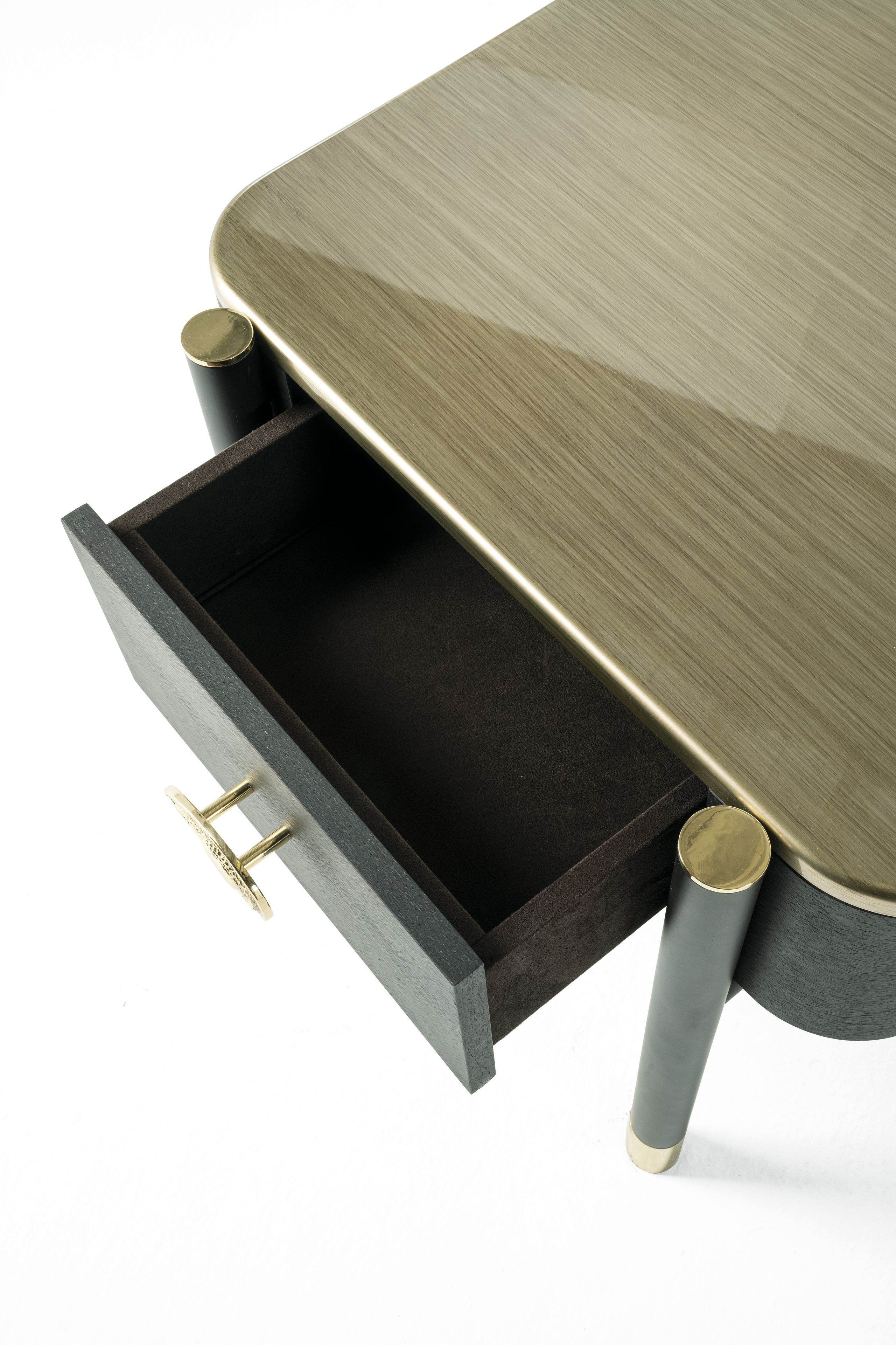 Деревянная тумбочка с ящиками ETRO Home Interiors Woodstock ARCH-00140037 - Вид №4