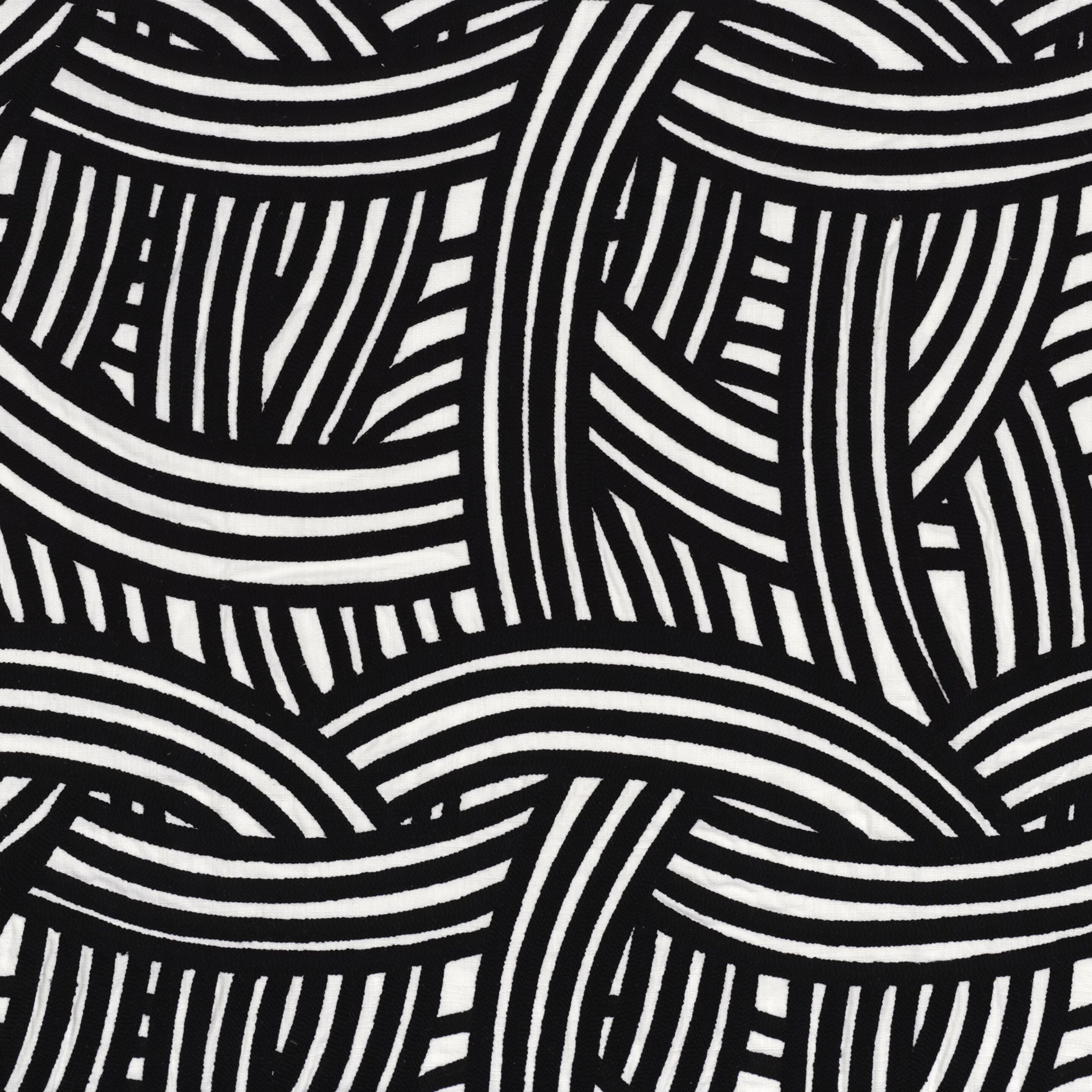 Вышитая ткань с графическим рисунком Casamance Valvidia ARCH-00047535 - Вид №11