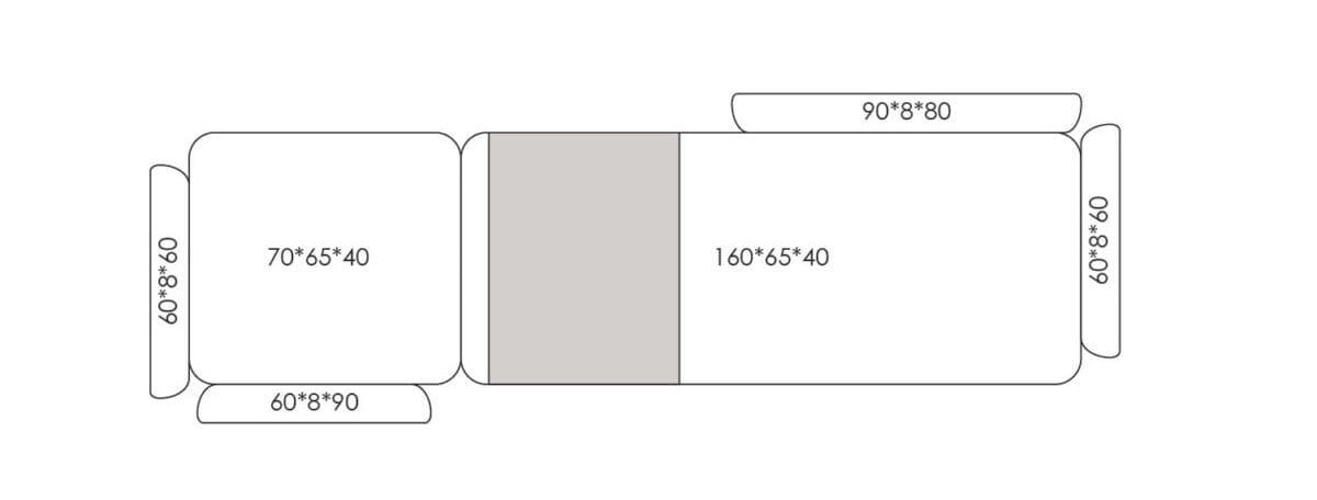 Ткань диван HANNABI MODEL NO.35 ARCH-00032265 - Вид №2