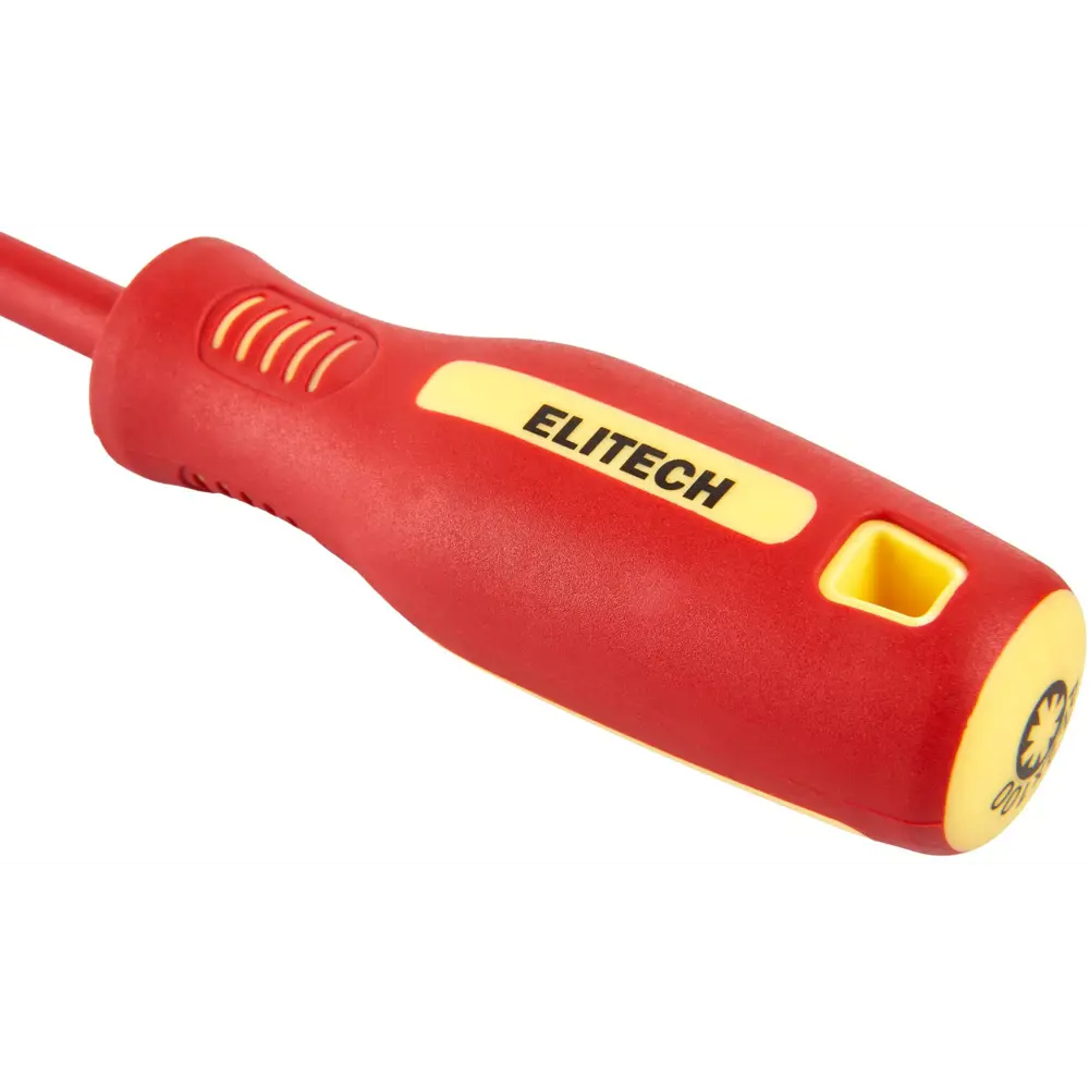 Диэлектрическая отвертка Elitech PZ2 100 мм с магнитным наконечником 89407156 STLM-1562942 - Вид №3