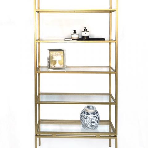 Стеллаж открытый золото "Равенна" FOR MISS  263945 Золото  - Вид №5