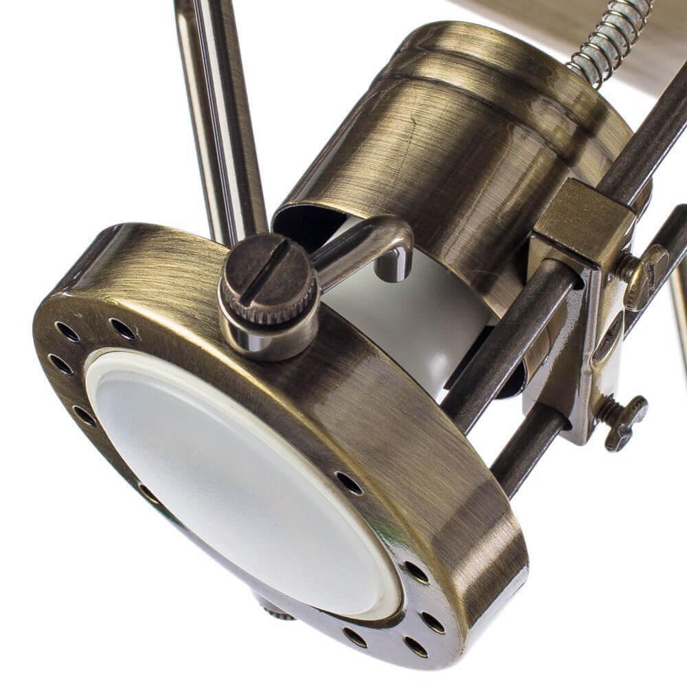 Спот потолочный галогеновый бронзовый Costruttore A4300PL-4AB ARTE LAMP COSTRUTTORE BRONZE 00-3923993 Бронза  - Вид №1