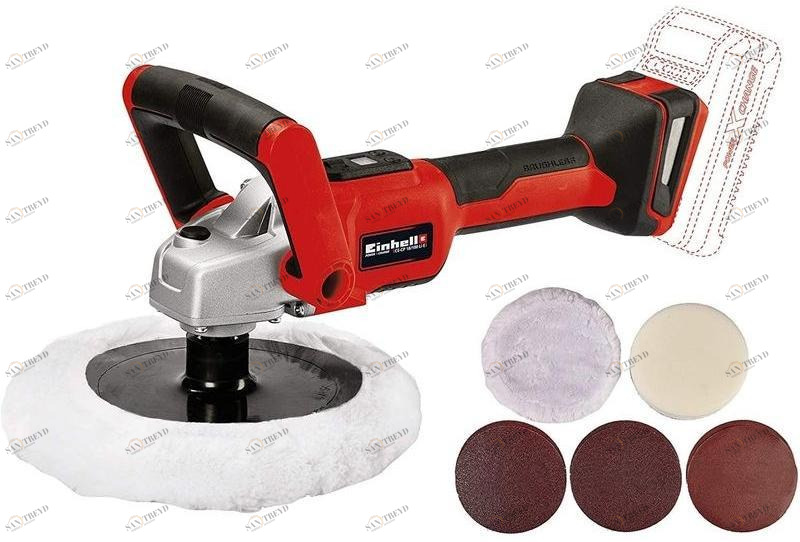 EINHELL Полировальный / шлифовальный станок с батарейным питанием Accessori auto sun-id-1414946