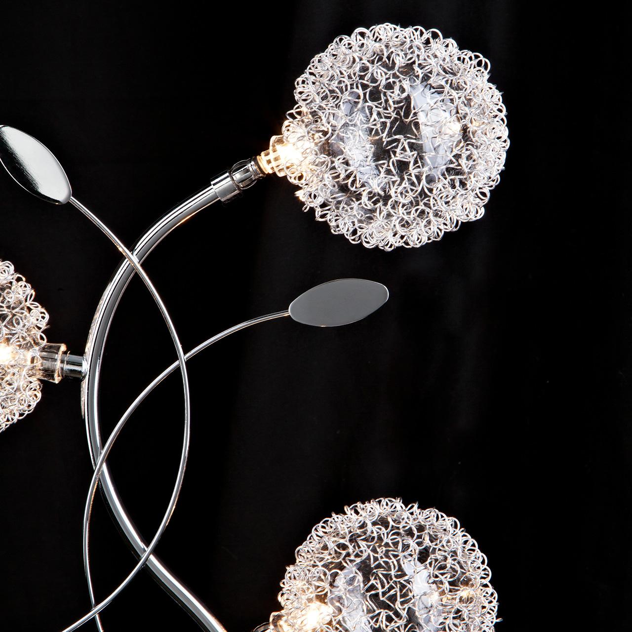 Настольная лампа Eurosvet 4800/3 хром EUROSVET ИНТЕРЬЕРНЫЕ 191109 Белый;хром  - Вид №1