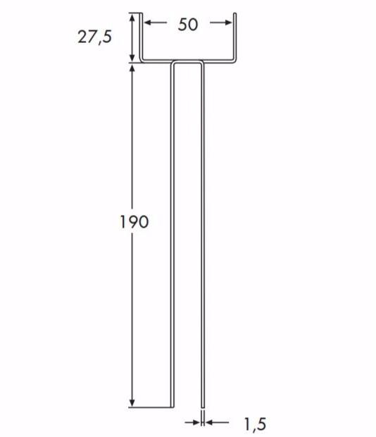 Würth Система крепления для плитки Fissaggi per colmo 068101419 - Вид №1