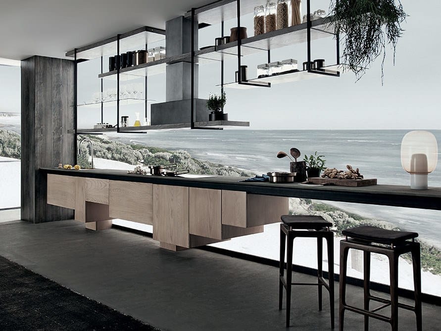 Деревянная линейная кухня Shake ARCH-00089754