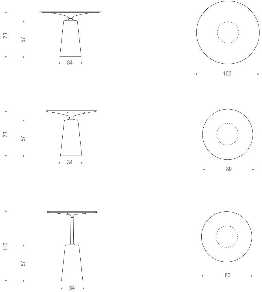 MDF Italia Круглый бетонный стол sun-id-1375717 - Вид №13