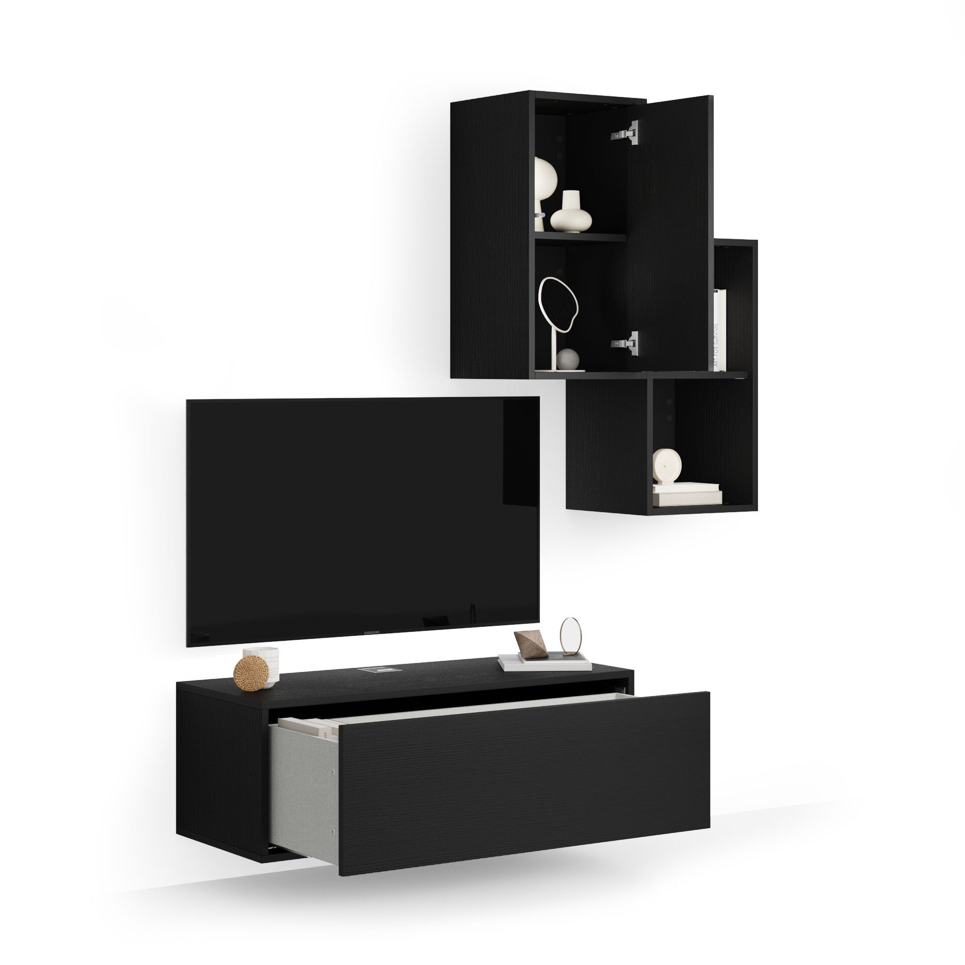 Модульная оборудованная стена установленная стеной в меламинированном Mobili Fiver IACOPO ARCH-00070420 - Вид №24