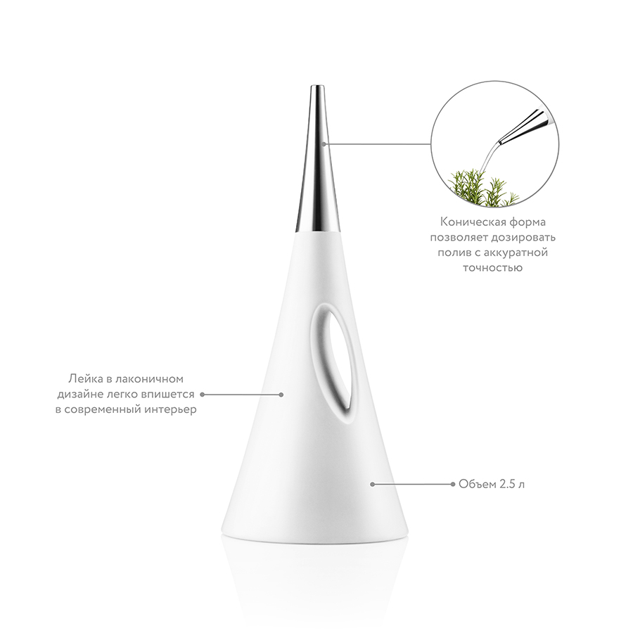 568303 Лейка aquastar, 2 л, белая Eva Solo  - Вид №2