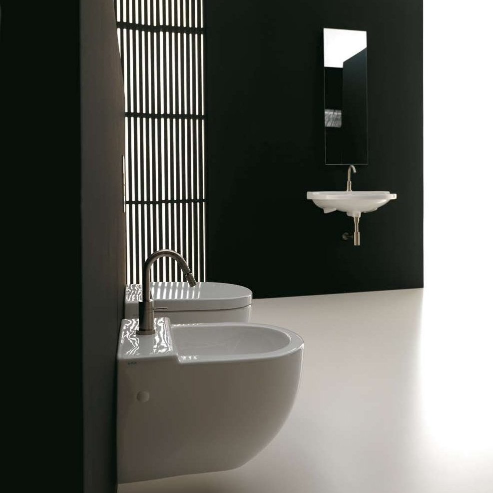 41943 Подвесная раковина настенная овальная   белая Santreyd  - Вид №1