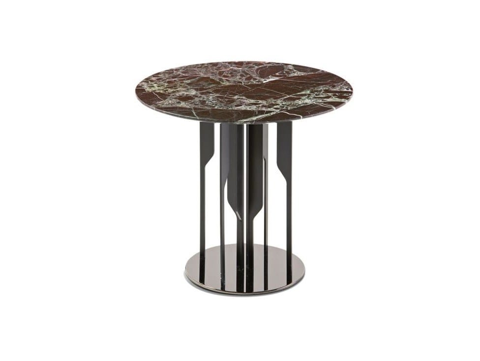 Круглый мраморный журнальный столик ROCHE BOBOIS IVRESSE ARCH-00137450 - Вид №3