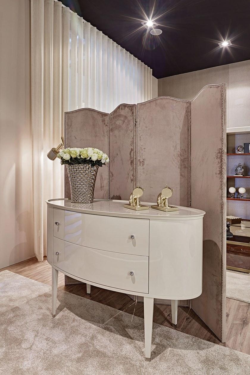 Stylish Club Тумбочка из лакированной древесины овальная Voilier Scf.v16 - Вид №3