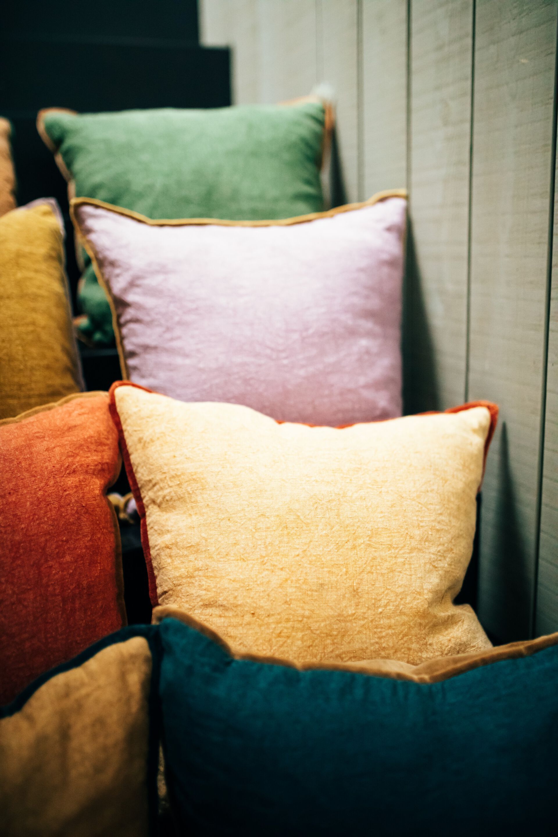 Подушка из льна и хлопка POMAX ALPHA OPPOSITES ARCH-00048053 - Вид №10