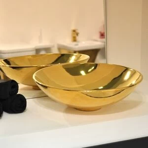 25374 Накладная раковина на столешницу  круглая Ceramica Hidra