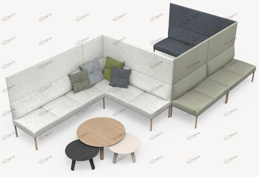 Martela Модульный диван с высокой спинкой Noora sun-id-1428306