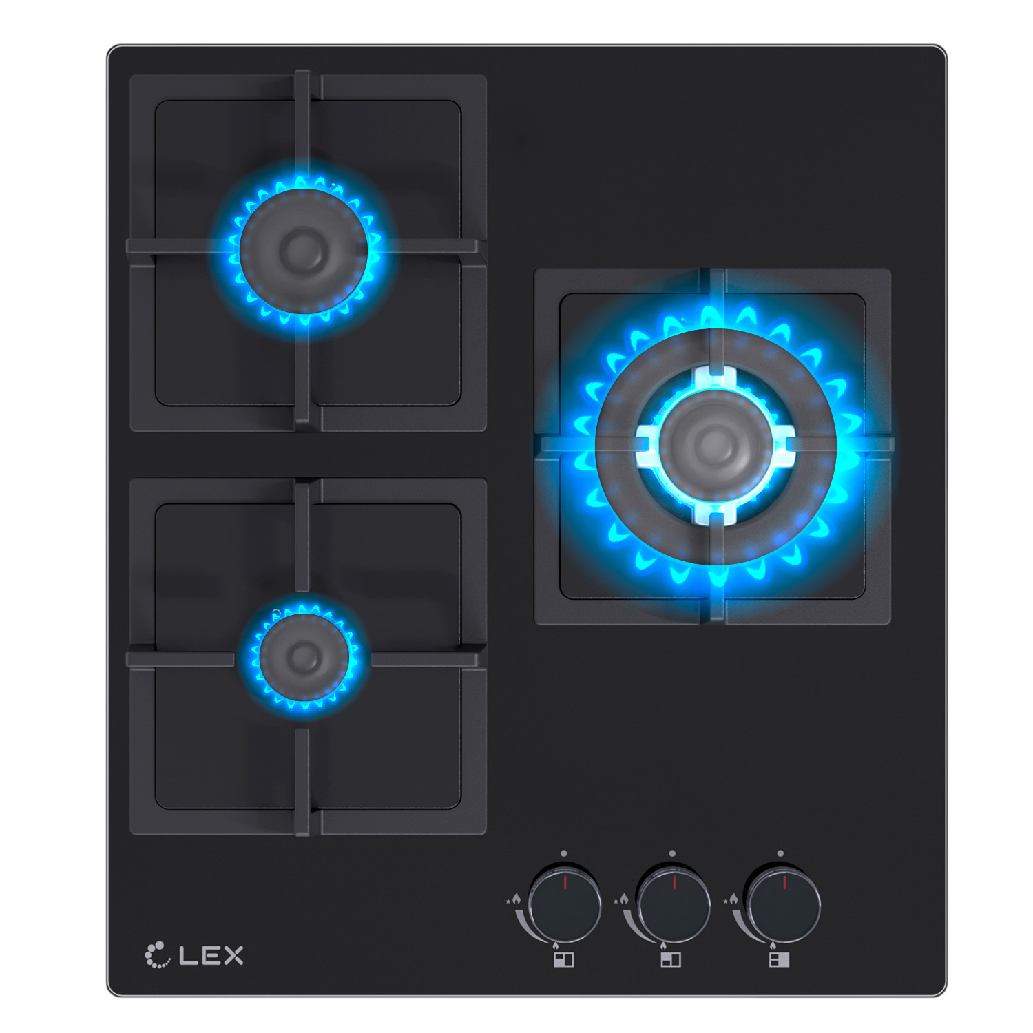 9156737 Газовая варочная поверхность LEX GVG 434 BBL STDN-0057900 - Вид №2
